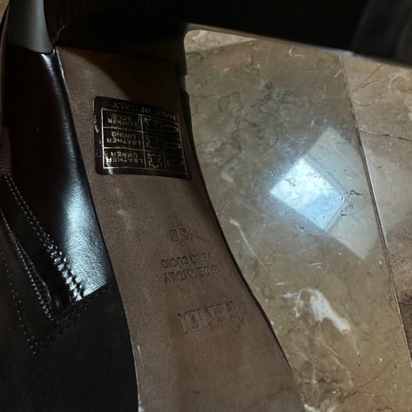 Fendi Brown Suede Ankle Boots - Picture 5 of 5